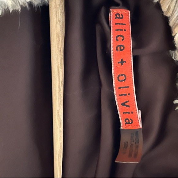 Alice + Olivia Faux Fur Jacket - Picture 7 of 8